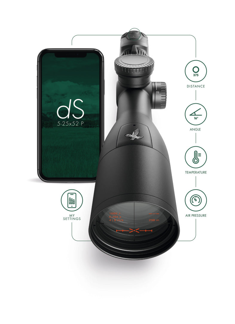 Swarovski Swarovski dS 5-25x52 P GEN. II - 4A-I - 1 Shot Gear