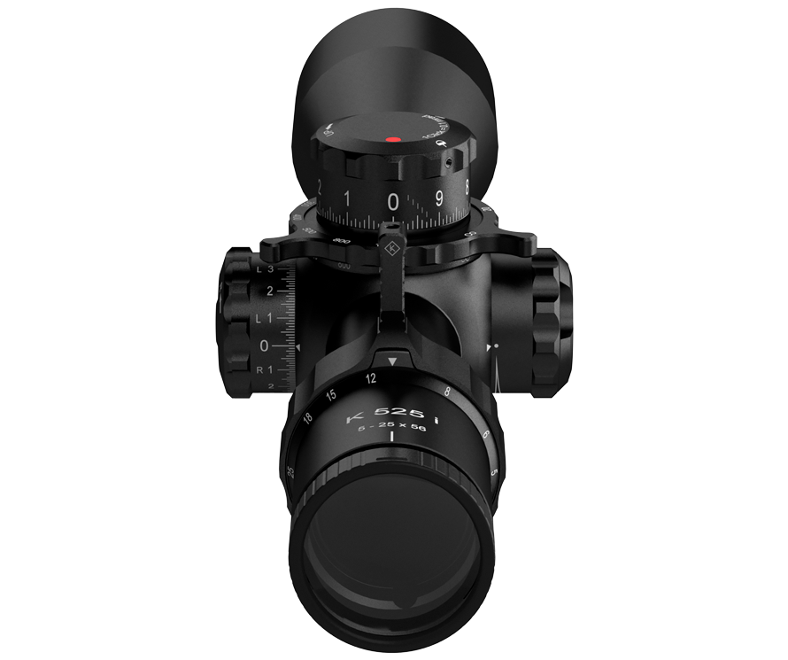 Kahles K525i 5-25x56 DLR CCW SKMR4 w-left - 1 Shot Gear