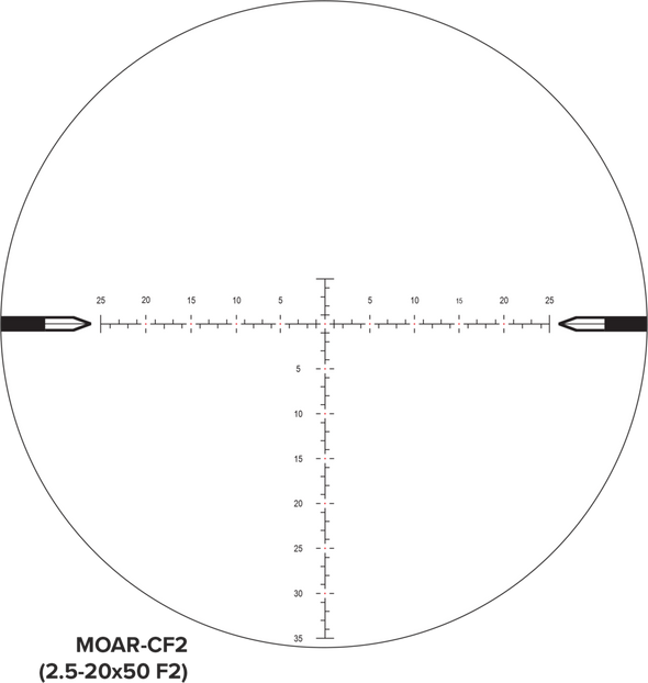 Nightforce Nightforce NX8 F2 - 2.5-20X50mm F2 - ZeroStop™ - .250 MOA - DigIllum™ - PTL - MOAR-CF2™ - 1 Shot Gear