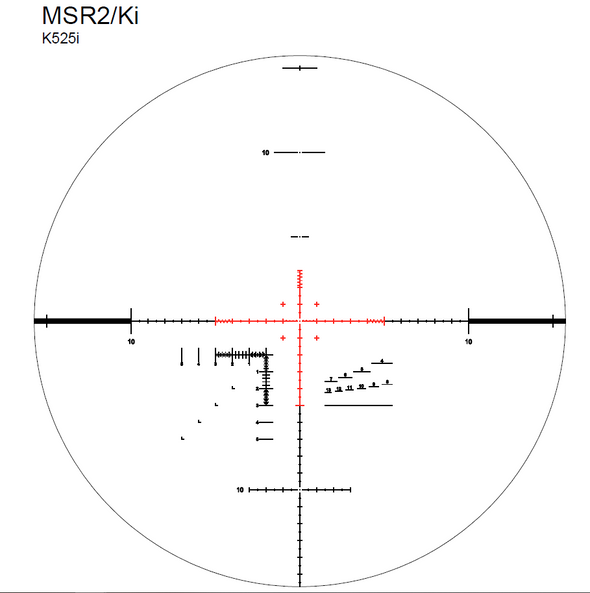 K525i 5-25x56 MSR2 (RSW) Riflescope 10640 - 1 Shot Gear