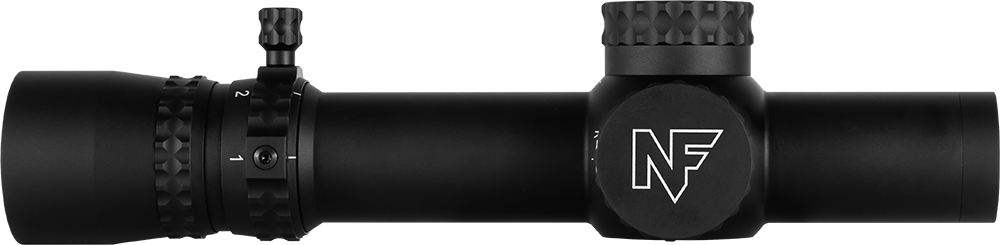 NX8 1-8X24 F1 - Capped E/W - .2 Mil-Radian - PTL - FC-DMX Dark Earth C654 - 1 Shot Gear