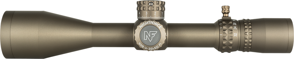 NX8 4-32X50 F1 - ZeroStop™ - .1 Mil-Radian - DigIllum™ - PTL - Mil-XT™ Dark Earth C667 - 1 Shot Gear
