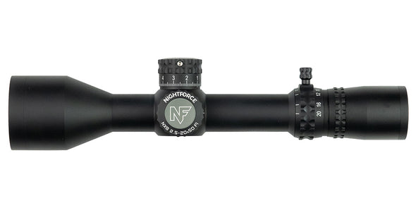 Nightforce Nightforce NX8 F2 - 2.5-20X50mm F2 - ZeroStop™ - .250 MOA - DigIllum™ - PTL - MOAR-CF2™ - 1 Shot Gear