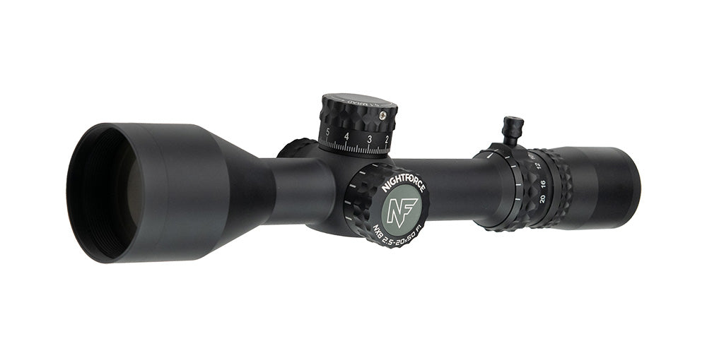 Nightforce Nightforce NX8 2.5-20X50mm F1 ZeroStop™ .1 Mil-Radian - DigIllum™ - PTL - Mil-C™ C623 - 1 Shot Gear