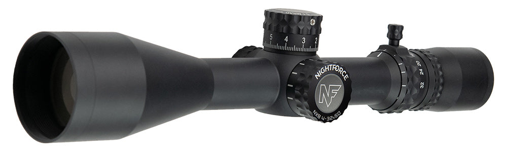 Nightforce Nightforce NX8 F2 - 4-32X50mm F2 - ZeroStop™ - .250 MOA - DigIllum™ - PTL - MOAR-CF2D™ - 1 Shot Gear