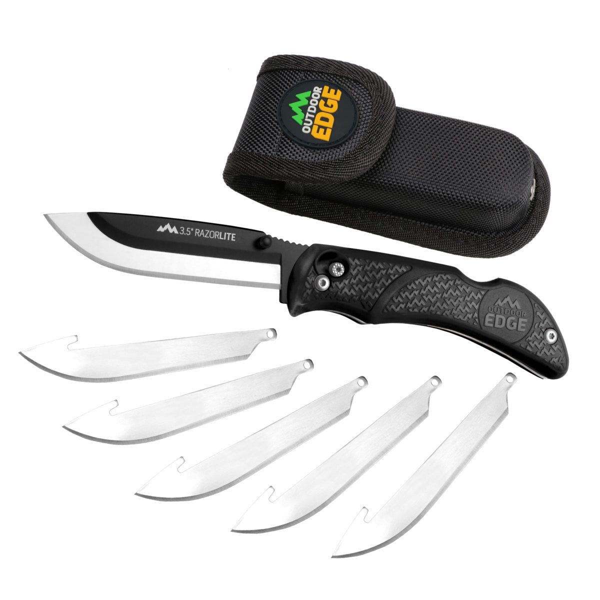 Outdoor Edge Razor-Lite (Black-6 Blades) Box - 1 Shot Gear