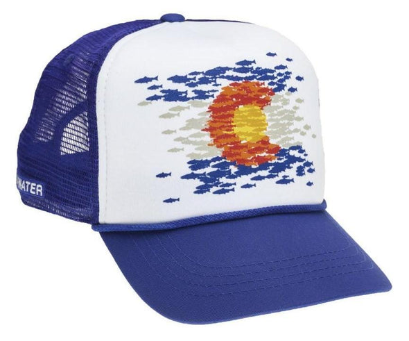 Colorado Flag Fish Mosaic Hat - 1 Shot Gear