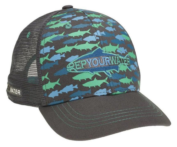 Fish Camo hat - 1 Shot Gear