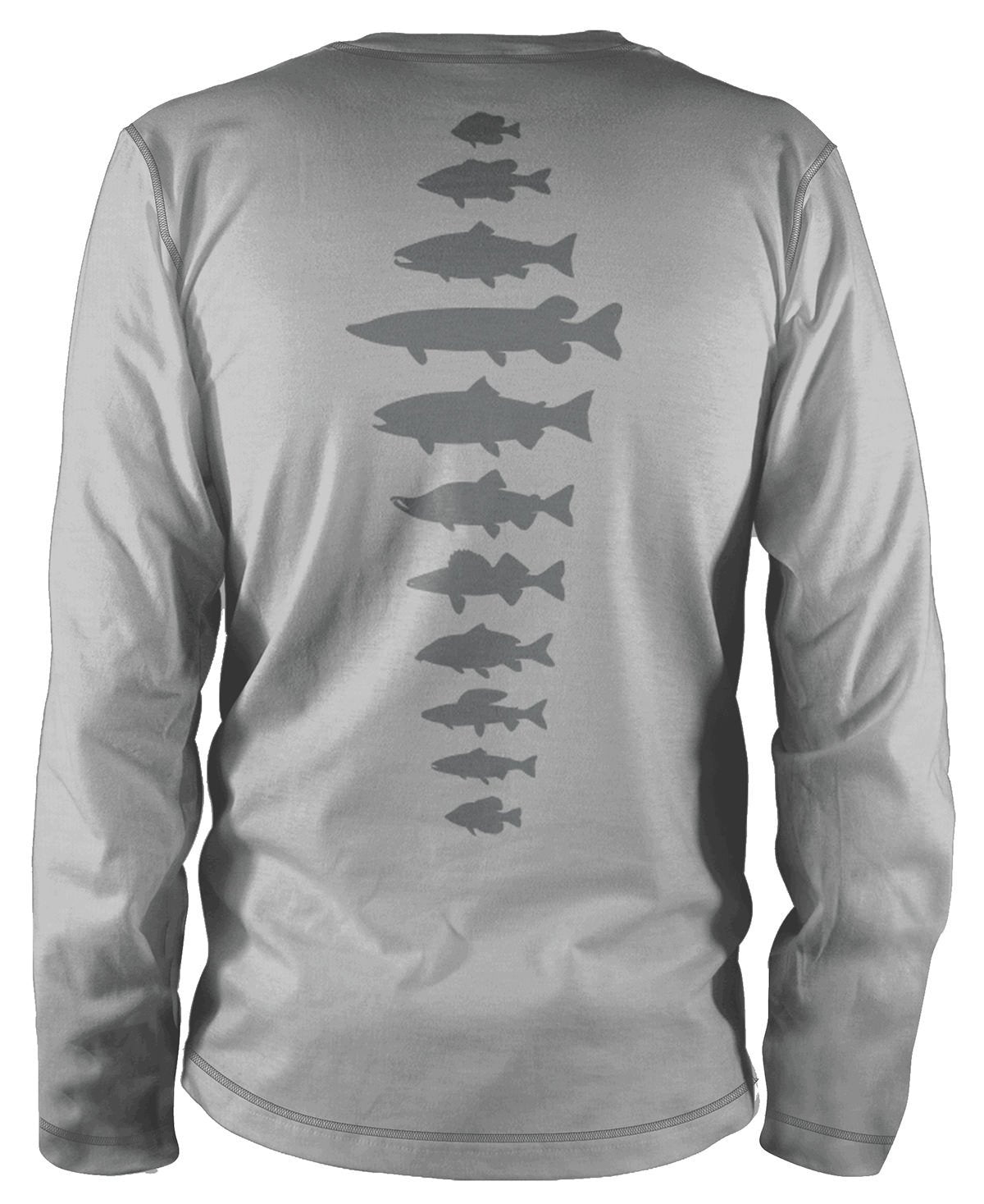 Freshwater Fish Spine Performance Tee - 1 Shot Gear