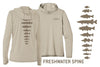 Freshwater Fish Spine Sun Hoody - 1 Shot Gear