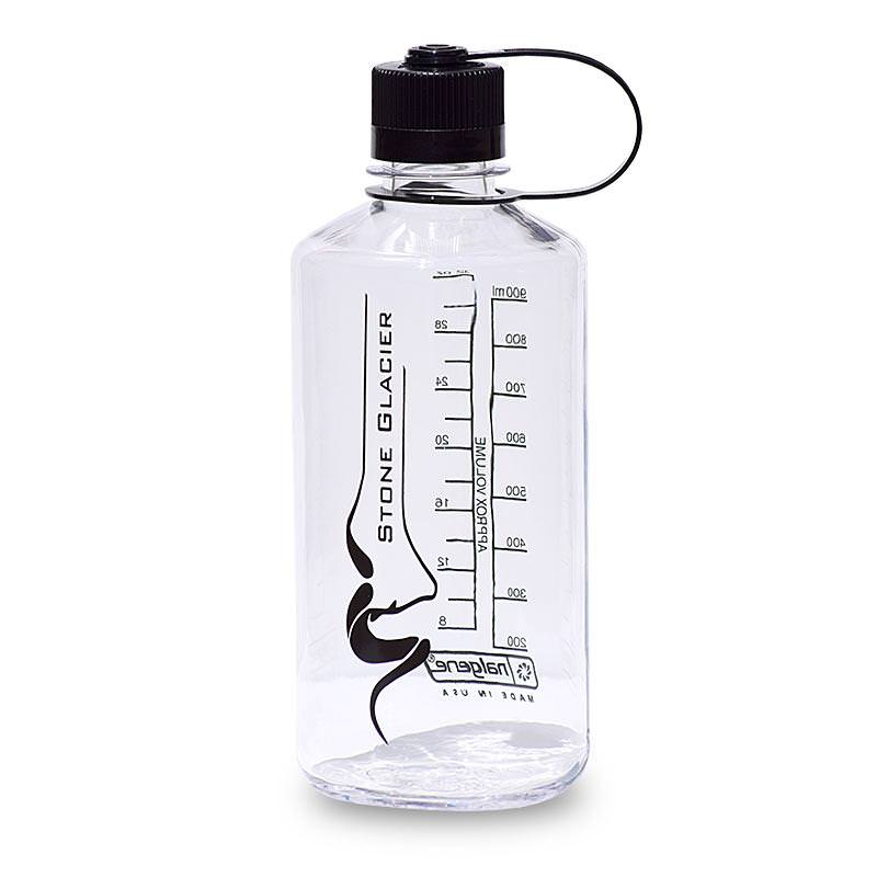 Classic Stone Glacier Logo 32 oz. Narrow Mouth Nalgene - 1 Shot Gear
