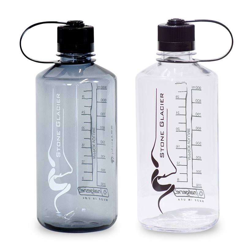 Classic Stone Glacier Logo 32 oz. Narrow Mouth Nalgene - 1 Shot Gear