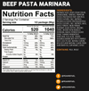 Beef Pasta Marinara - 1 Shot Gear