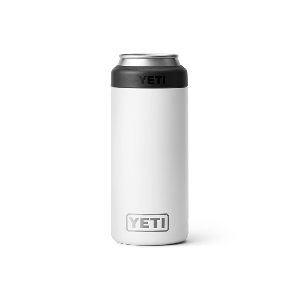 YETI RAMBLER 12 OZ COLSTER SLIM CAN COOLER WHITE AMC CHILDREN'S