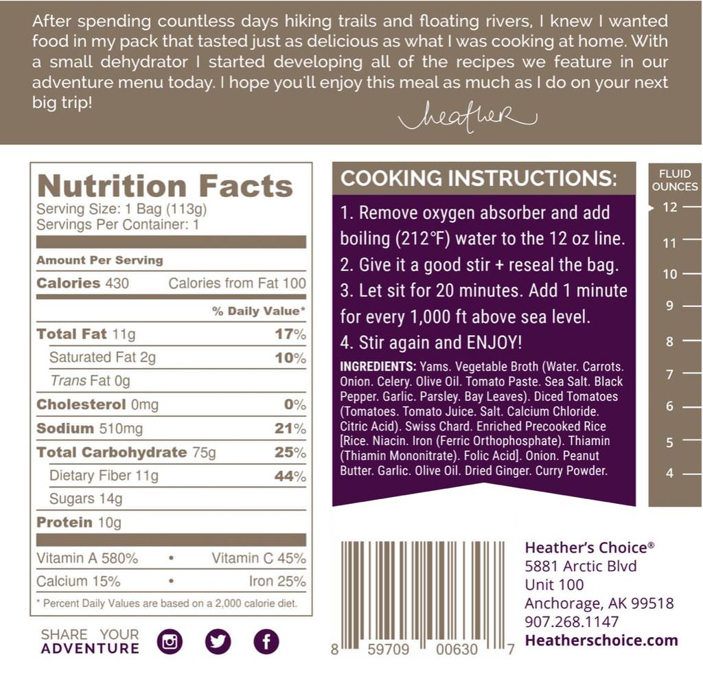 African Peanut Stew (Vegan & Vegetarian) - 1 Shot Gear