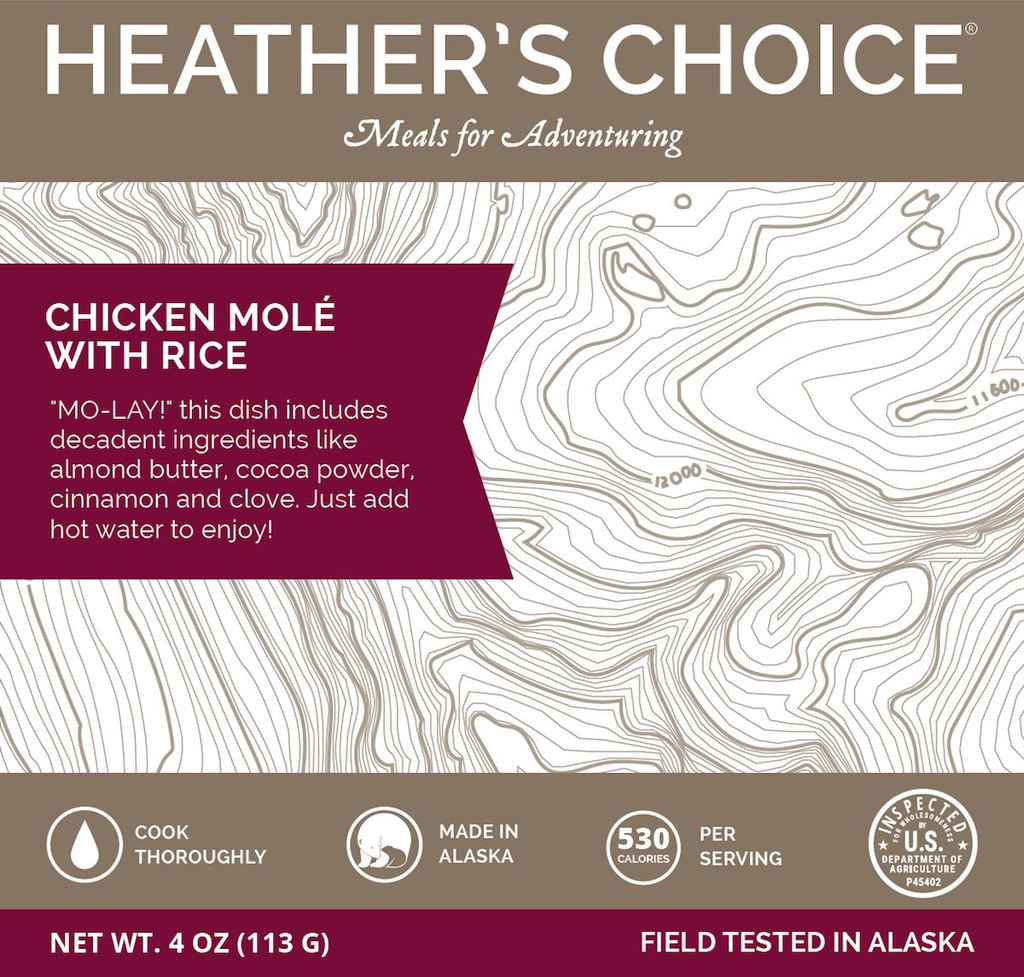 Organic Chicken Mole with Rice - 1 Shot Gear