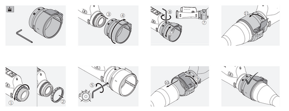 Swarovski - Thermal Monocular Adapter for tM 35 - 1 Shot Gear