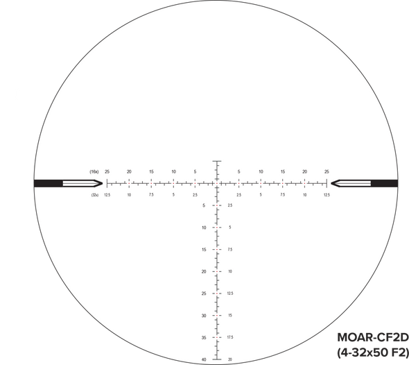 Nightforce Nightforce NX8 F2 - 4-32X50mm F2 - ZeroStop™ - .250 MOA - DigIllum™ - PTL - MOAR-CF2D™ - 1 Shot Gear