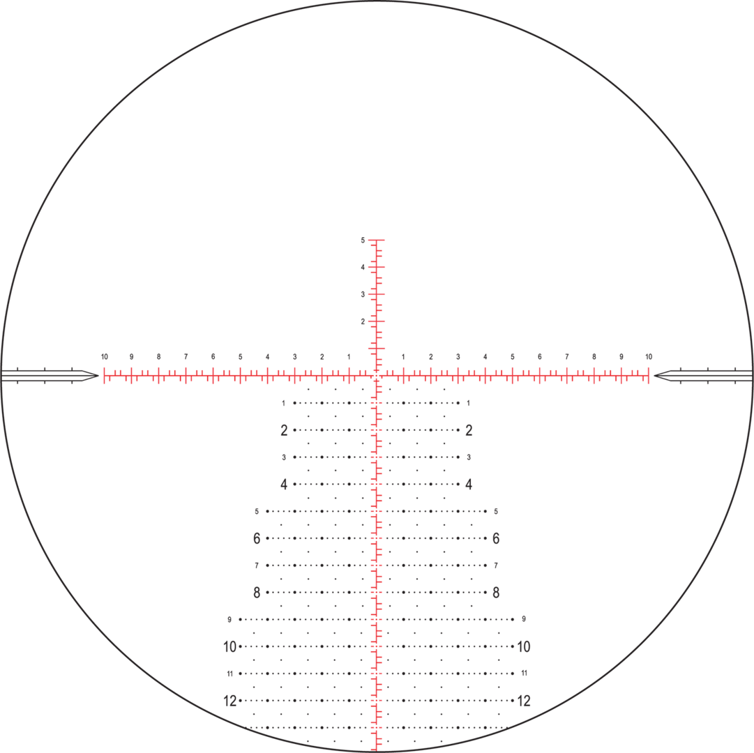 ATACR - 4-16X42mm F1 - ZeroHold - .1 Mil-Radian - CW - 12 Mil - DigIllum - PTL - Mil-XT - C615 - 1 Shot Gear