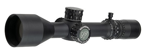 Nightforce NX8 2.5-20X50mm F1 ZeroStop™ .25MOA MOAR C622 - 1 Shot Gear