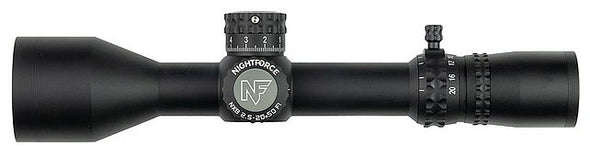 Nightforce NX8 2.5-20X50mm F1 ZeroStop™ .25MOA MOAR C622 - 1 Shot Gear