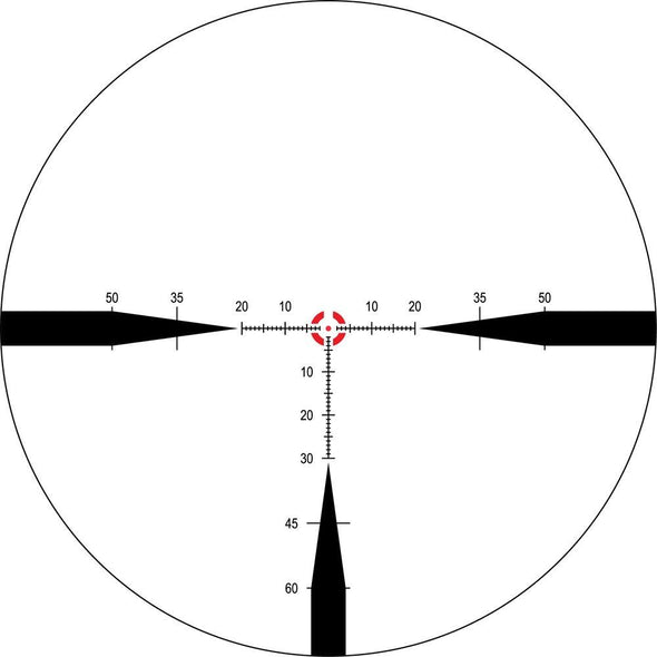 Nightforce NX8 1-8x24 F1 Zerostop .5 MOA PTL FC-MOA C600 - 1 Shot Gear