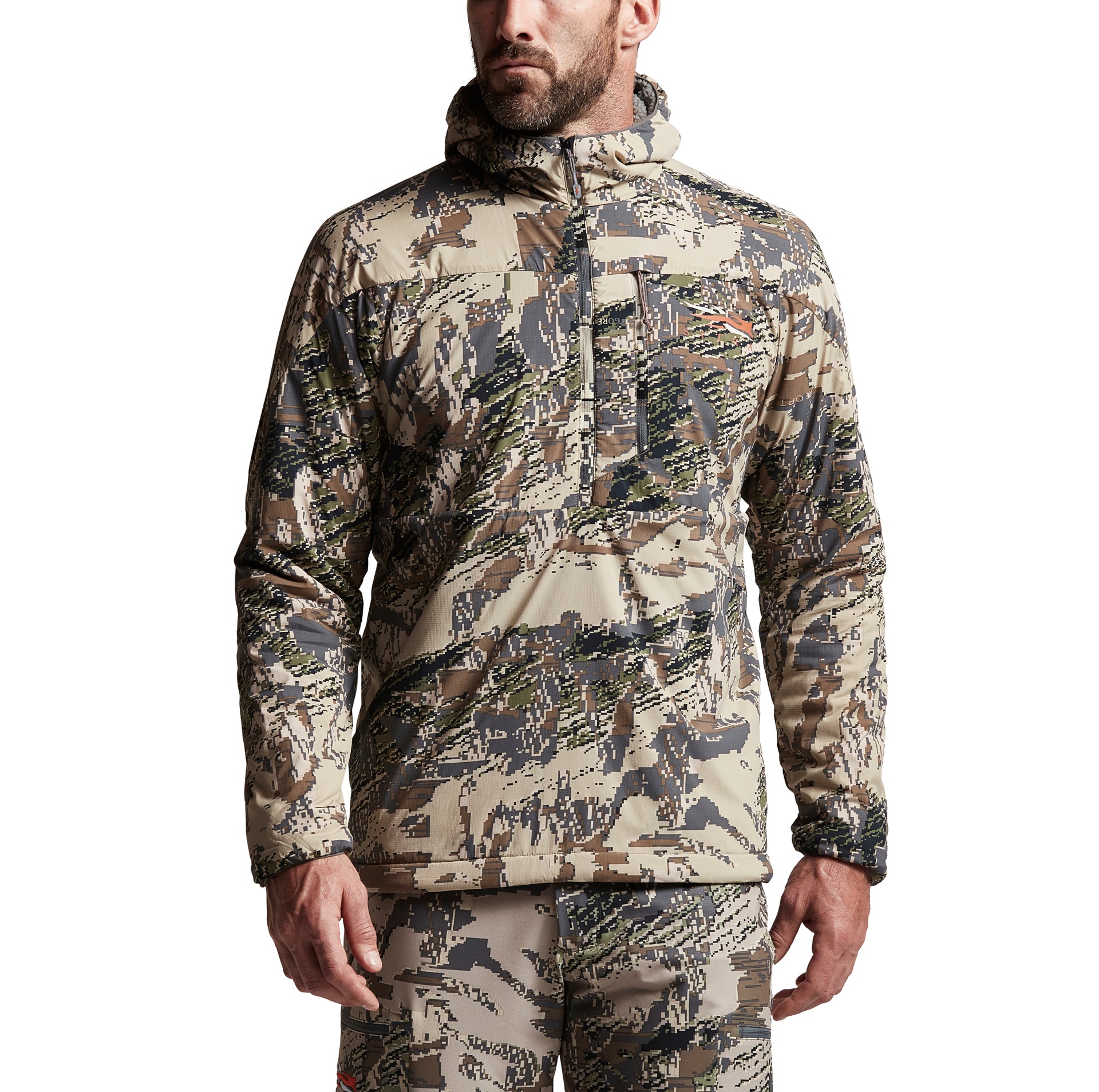 Sitka logo top hoody pyrite