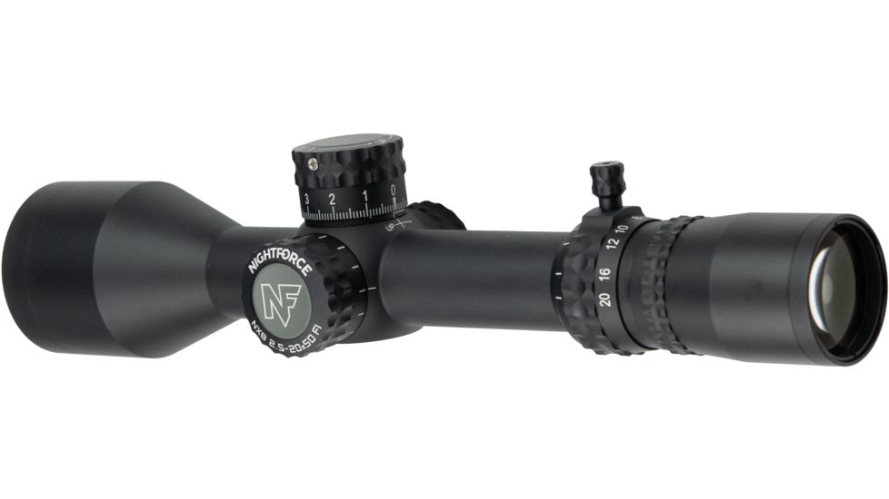 Nightforce NX8 F1 - 2.5-20X50mm F1 - ZeroStop™ - .1 Mil-Radian - DigIllum™ - PTL - Mil-XT™ - 1 Shot Gear