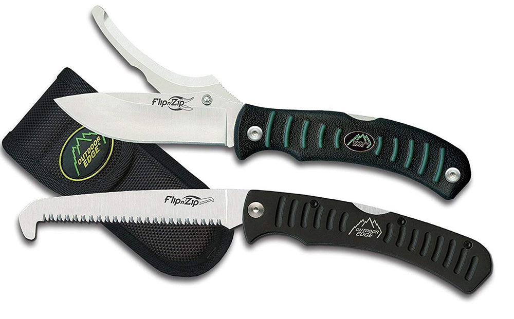 Outdoor Edge Flip N' Zip / Saw Combo (Box) - 1 Shot Gear