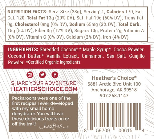 Packaroons - Spiced Cocoa - 1 Shot Gear