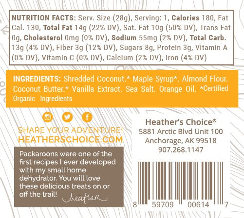 Packaroons - Orange Vanilla - 1 Shot Gear