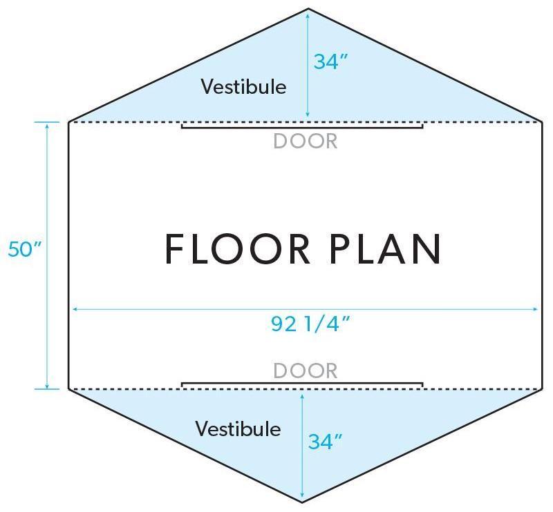 Skyscraper 2 Person Backcountry Tent - 1 Shot Gear
