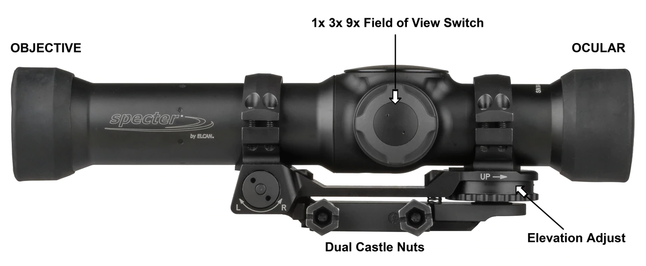 SpecterTR 1/3/9 Tri FOV 5.56 TFOV139-C1 - 1 Shot Gear