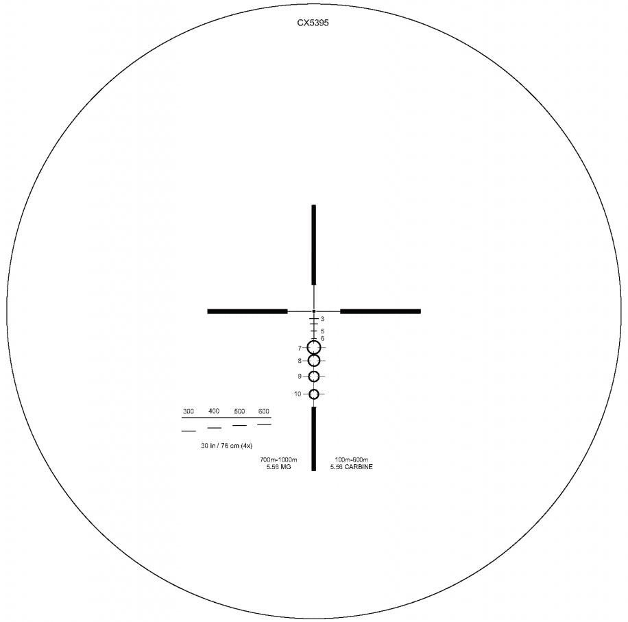 SpecterDR 1-4x CX5395 5.56 NATO DFOV14-C1 - 1 Shot Gear