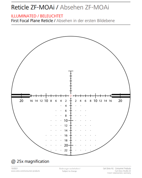 Zeiss LRP S5 318-50 (MOA) - ZF-MOAi Reticle - 1 Shot Gear